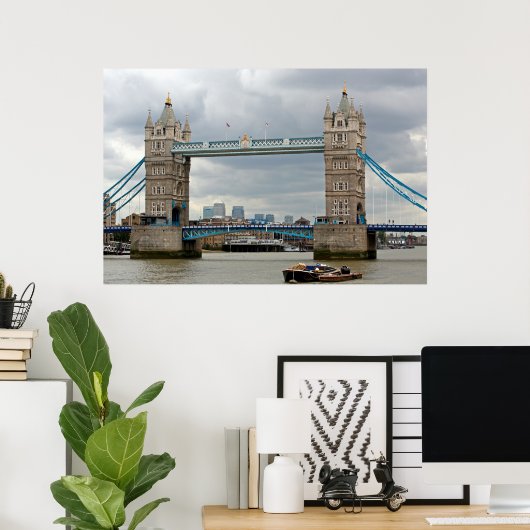 Tower Bridge, Londen Poster (Thuiskantoor)