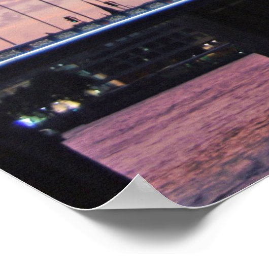 Tower Bridge, Londen Poster (Hoek)