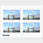Tower Bridge-Londen Rechthoekige Sticker (Vel)