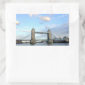 Tower Bridge-Londen Rechthoekige Sticker (Tas)