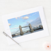 Tower Bridge-Londen Rechthoekige Sticker (Envelop)