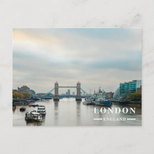 Tower Bridge Londen Rivier Thames Feestdagenkaart