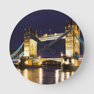 Tower Bridge Londen Ronde Klok