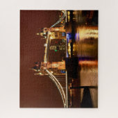 Tower Bridge & Londen 's nachts, Engeland (UK) Legpuzzel (Verticaal)