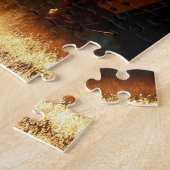 Tower Bridge & Londen 's nachts, Engeland (UK) Legpuzzel (Zijkant)