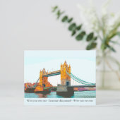 Tower Bridge, Londen, Souvenir Briefkaart (Staand voorkant)