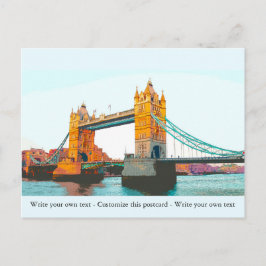 Tower Bridge, Londen, Souvenir Briefkaart