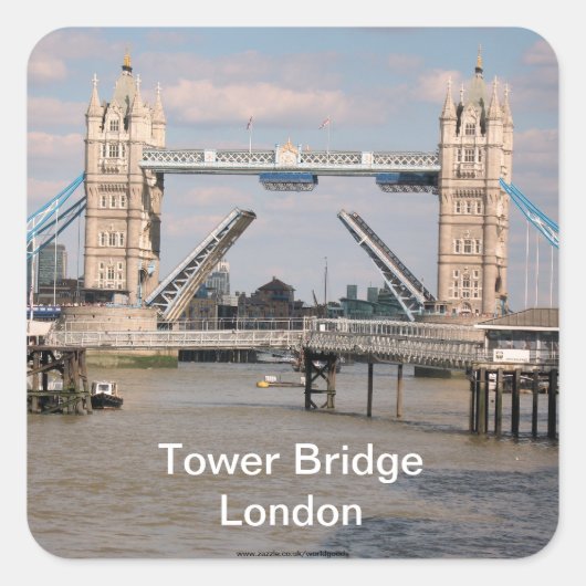 Tower Bridge Londen sticker (Voorkant)