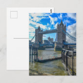 Tower Bridge, Londen, Verenigd Koninkrijk Briefkaart (Voorkant / Achterkant)