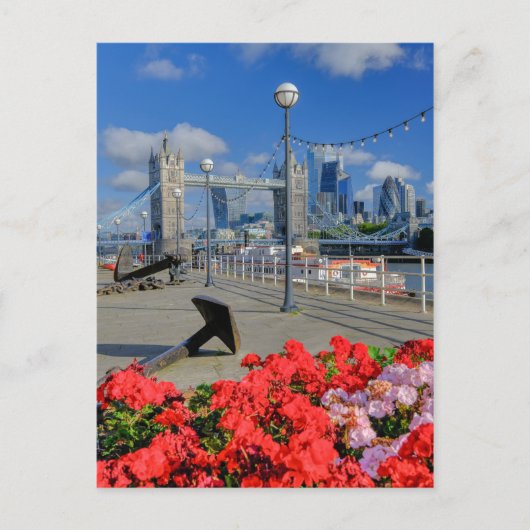 Tower Bridge, Londen, Verenigd Koninkrijk Briefkaart (Voorkant)