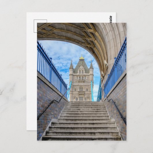 Tower Bridge, Londen, Verenigd Koninkrijk Briefkaart (Voorkant / Achterkant)