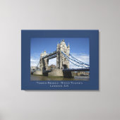 Tower Bridge, Londen, Verenigd Koninkrijk Canvas Afdruk (Voorkant)