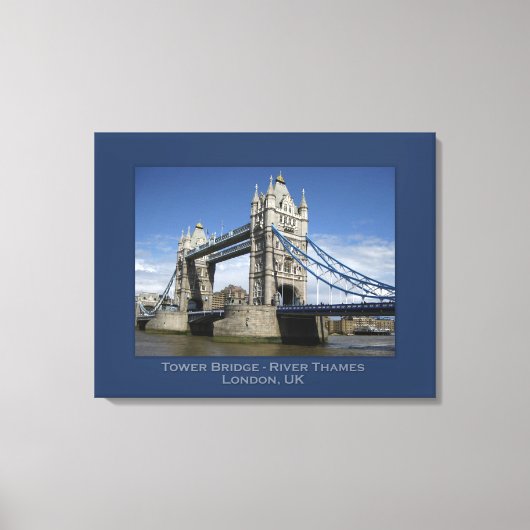 Tower Bridge, Londen, Verenigd Koninkrijk Canvas Afdruk (Voorkant)
