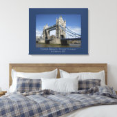 Tower Bridge, Londen, Verenigd Koninkrijk Canvas Afdruk (Insitu (Slaapkamer))