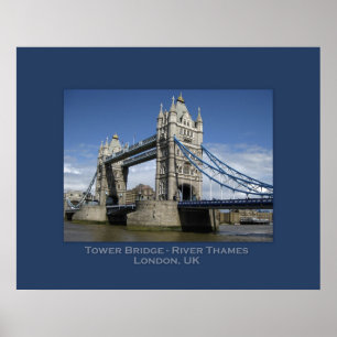 Tower Bridge, Londen, Verenigd Koninkrijk Poster
