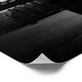 Tower Bridge, Londen, Verenigd Koninkrijk, zwart-w Poster (Hoek)