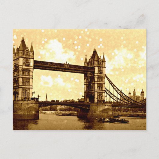 Tower Bridge London 1900 Briefkaart (Voorkant)