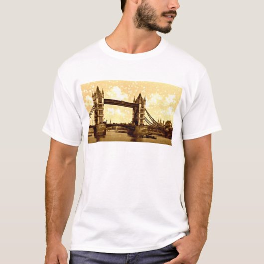 Tower Bridge London 1900 T-shirt (Voorkant)