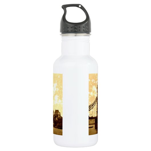 Tower Bridge London 1900 Waterfles (Achterkant)