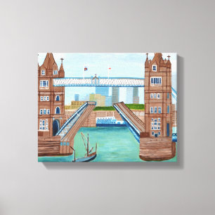 Tower Bridge London Canvas Afdruk