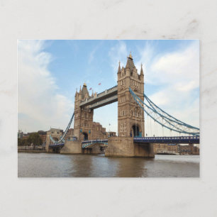 Tower Bridge London England Feestdagenkaart