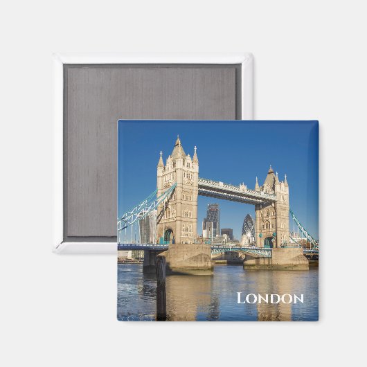 Tower Bridge London Fridge Magneet (Voorkant / Achterkant)