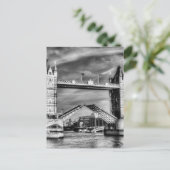 Tower Bridge London openen Briefkaart (Staand voorkant)