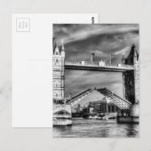 Tower Bridge London openen Briefkaart (Voorkant / Achterkant)