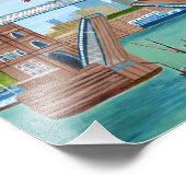 Tower Bridge London Photo Enlargement Foto Afdruk (Hoek)