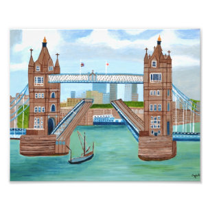 Tower Bridge London Photo Enlargement Foto Afdruk