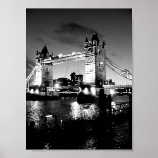 Tower Bridge London Poster (Voorkant)