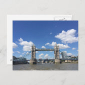 Tower Bridge London Thames River UK Foto Briefkaar Briefkaart (Voorkant / Achterkant)