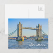 Tower Bridge London UK Briefkaart (Voorkant / Achterkant)