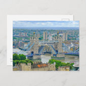 Tower Bridge London UK Briefkaart (Voorkant / Achterkant)