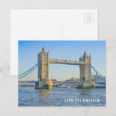 Tower Bridge London UK Briefkaart (Voorkant / Achterkant)