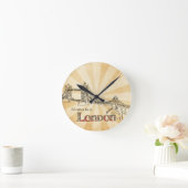 Tower Bridge London Wall Clock Ronde Klok (Huis)