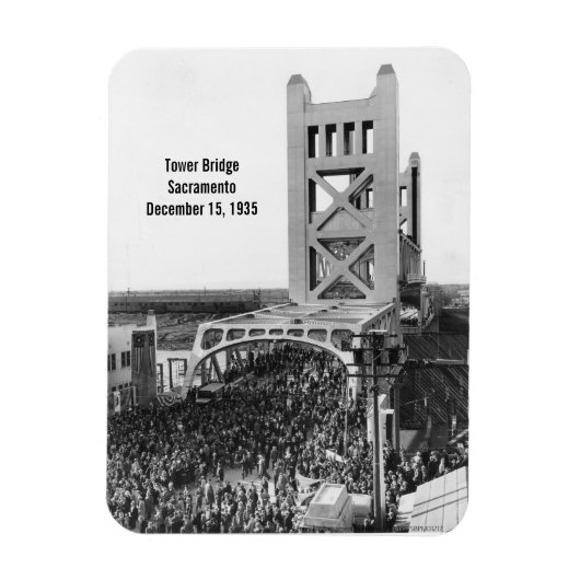 Tower Bridge Magnet Magneet (Verticaal)