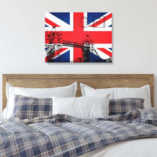Tower Bridge of London Canvas Afdruk (Insitu (Slaapkamer))