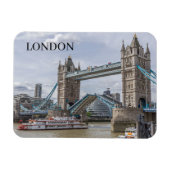 Tower Bridge opgetild uitzicht koelkastmagneet Magneet (Horizontaal)