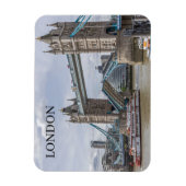 Tower Bridge opgetild uitzicht koelkastmagneet Magneet (Verticaal)