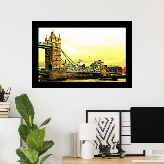 Tower Bridge-Poster Poster (Thuiskantoor)