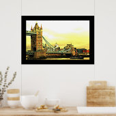 Tower Bridge-Poster Poster (Keuken)