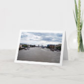 Tower Bridge & River Thames Landschap, Londen Kaart (Voorkant)