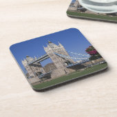 Tower Bridge, River Thames, Londen, Engeland Bier Onderzetter (Linkerzijde)