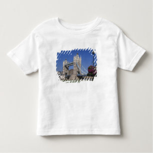 Tower Bridge, River Thames, Londen, Engeland Kinder Shirts
