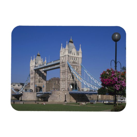 Tower Bridge, River Thames, Londen, Engeland Magneet (Horizontaal)
