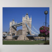 Tower Bridge, River Thames, Londen, Engeland Poster (Voorkant)