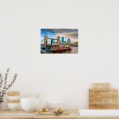 Tower Bridge River Thames Londen Poster (Keuken)