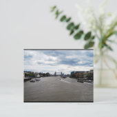 Tower Bridge & Rivier Thames Landschap Briefkaart (Staand voorkant)