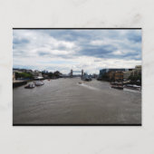 Tower Bridge & Rivier Thames Landschap Briefkaart (Voorkant)